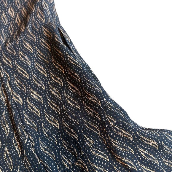 A.L.C. Button-Down Shift Dress 100% Silk Fun Print Short Sleeve Size 4 Women's - Picture 10 of 14